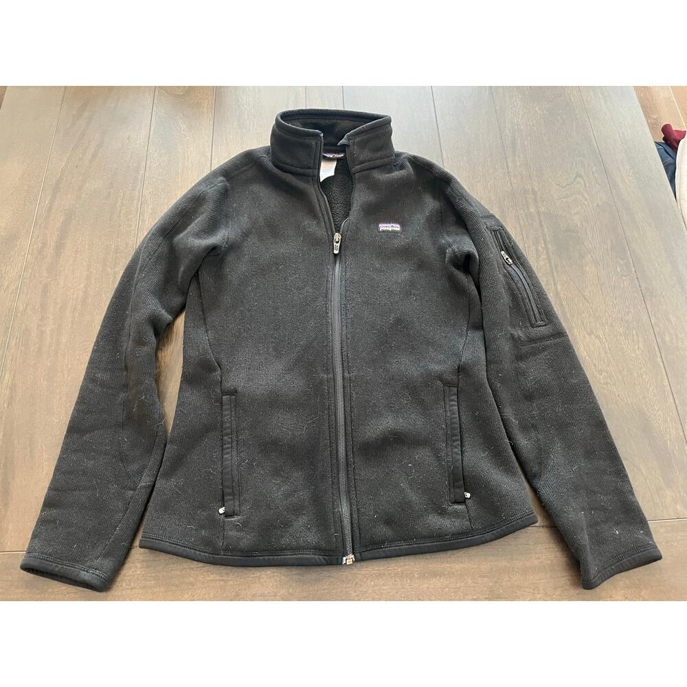 Patagonia Black Full Zipper Corded Jacket Size Small